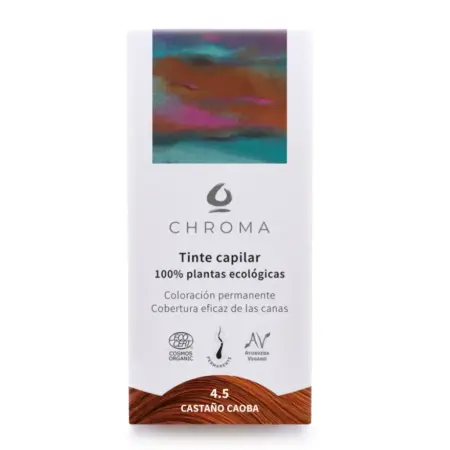 Chroma Tinte Natural 4.5 Castaño Caoba 100g